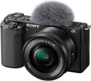 Фото: Цифрова фотокамера Sony Alpha ZV-E10 kit 16-50mm Black (ZVE10LB.CEC) № 2 | KTC