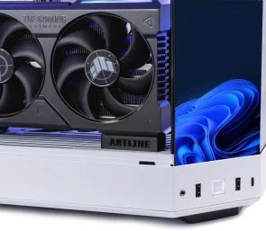 Фото: Персональний комп'ютер ARTLINE Gaming Y60WHITE (Y60Whitev04) - AMD Ryzen 7 7800X3D / 32 ГБ DDR5 / PCI-E SSD 2 ТБ / Nvidia / GeForce RTX 4070, 12 ГБ / AMD B650 / 800 Вт № 4 | KTC
