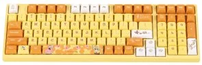 Фото: Клавіатура Akko 3098S Sponge Bob 98Key CS Starfish RGB ENG/UKR Yellow (6925758613897) № 4 | KTC