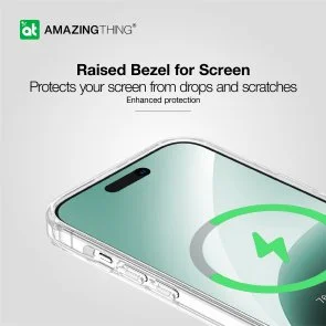 Фото: Чохол AMAZINGthing for iPhone 15 - Minimal Case MagSafe Clear (IP156.1MMINCL) № 7 | KTC