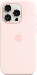 Чохол Apple for iPhone 15 Pro - Silicone Case with MagSafe Light Pink (MT1F3)