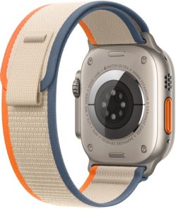 Ремінець Apple for Apple Watch 49mm - Trail Loop Orange/Beige - S/M (MT5W3)