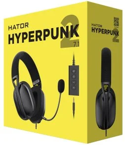 Фото: Гарнітура Hator Hyperpunk 2 USB 7.1 Black (HTA-845) № 6 | KTC