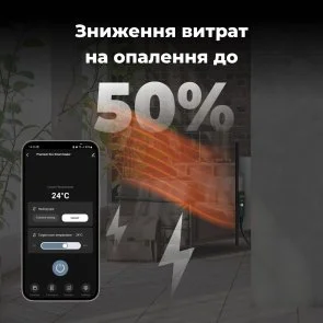 Фото: Конвектор AENO Premium Eco Smart GH4S LED Black (AGH0004S) № 5 | KTC