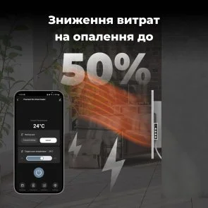 Фото: Конвектор AENO Premium Eco Smart GH3S LED White (AGH0003S) № 6 | KTC