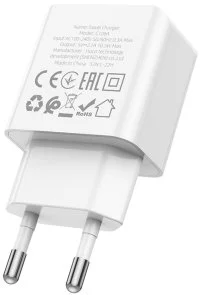 Фото: Зарядний пристрій Hoco C106A Leisure White (6931474783882) № 6 | KTC