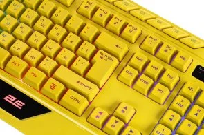 Фото: Клавіатура 2E Gaming KG315 RGB ENG/UKR USB Yellow (2E-KG315UYW) № 7 | KTC
