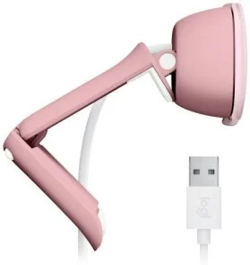 Фото: Web-камера Logitech Brio 100 Rose (960-001623) № 4 | KTC
