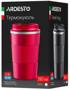 Термочашка Ardesto Viva Magenta 380ml Red (AR2638V)