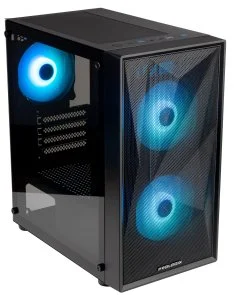 Фото: Корпус ProLogix 102 Tempered Glass and Mesh Black with window (E102) № 2 | KTC