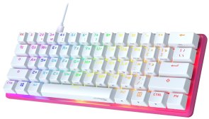 Клавіатура HyperX Alloy Origin 60 Red RGB ENG/RU USB Pink (572Y6AA)