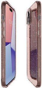 Чохол Spigen for Apple iPhone 15 - Liquid Crystal Glitter Rose Quartz (ACS06789)