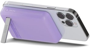 Батарея універсальна Belkin BoostCharge Magnetic Wireless 5000mAh 10W/7.5W Lavander Purple (BPD004qcPU)