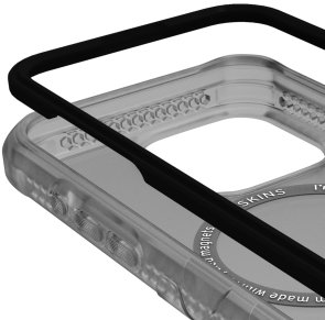Чохол iTSkins for iPhone 15 Pro Vault R Frost with MagSafe Grey and black (AP5X-VAMFR-GYBK)