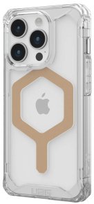 Чохол UAG for Apple iPhone 15 Pro - Plyo Magsafe Ice/Gold (114286114381)