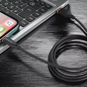 Фото: Кабель Proove Jelly Silicone 2.4A AM / Lightning 1m Black (CCJS20001101) № 6 | KTC
