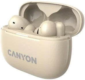 Фото: Навушники Canyon OnGo TWS-10 Beige (CNS-TWS10BG) № 3 | KTC