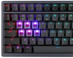 Фото: Клавіатура ASUS ROG Azoth NX Red ENG PBT (90MP0316-BKUA01) № 6 | KTC
