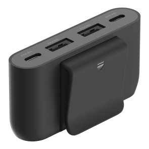 Перехідник Belkin BoostCharge 4 Port USB Power Extender Black (BUZ001BT2MBKB7)