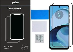 Фото: Захисне скло BeCover for Motorola G14 - Black (709935) № 4 | KTC