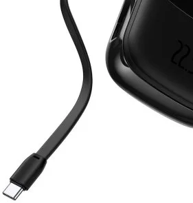 Батарея універсальна Baseus Qpow Pro 20000mAh 22.5W Black (PPQD2-20С)