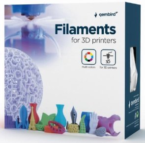 Філамент Gembird PLA Plus1 kg 1.75mm Silver (3DP-PLA+1.75-02-S)