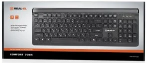 Фото: Клавіатура Real-EL Comfort 7085 Black (EL123100032) № 4 | KTC