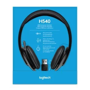 Фото: Гарнітура Logitech H540 Black (981-000480) № 6 | KTC