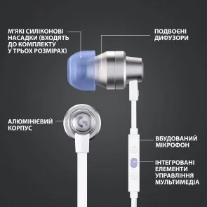 Фото: Навушники Logitech G333 White (981-000930) № 9 | KTC