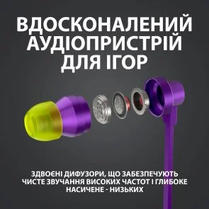 Фото: Навушники Logitech G333 Purple (981-000936) № 7 | KTC