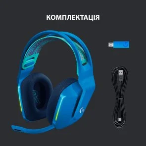 Фото: Гарнітура Logitech Lightspeed Wireless RGB Gaming Headset G733 Blue (981-000943) № 9 | KTC