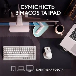 Фото: Миша Logitech MX Master 3S for Mac Pale Grey (910-006572) № 11 | KTC