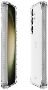 Чохол iTSkins for Samsung S24 - HYBRID R CLEAR Transparent (SGBP-HBMKC-TRSP)