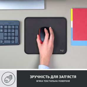  Килимок Logitech Mouse Pad Studio Series 200x230x2mm Graphite (956-000049)