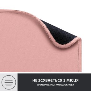 Килимок Logitech Mouse Pad Studio Series 200x230x2mm Darker Rose (956-000050)