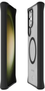 Чохол iTSkins for Samsung S24 Ultra - HYBRID R Frost Black (SGGB-HMFRT-BLCK)