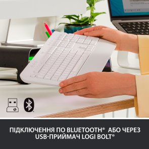  Клавіатура Logitech Signature K650 Wireless Off White (920-010977)