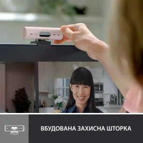 Фото: Web-камера Logitech Brio 500 Rose (960-001421) № 12 | KTC