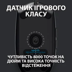 Фото: Миша Logitech G102 Lightsync Black (910-005823) № 10 | KTC