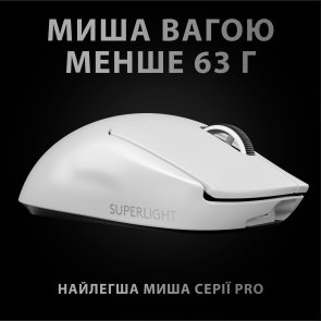 Миша Logitech G Pro X Superlight White (910-005942)