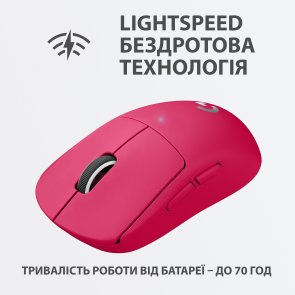 Миша Logitech G Pro X Superlight Magenta (910-005956)