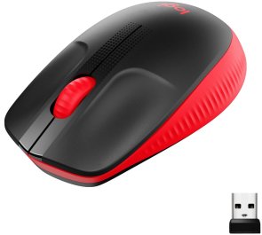 Миша Logitech M190 Full Size Wireless Red (L910-005908)