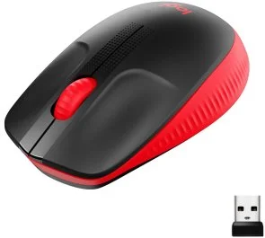 Фото: Миша Logitech M190 Full Size Wireless Red (L910-005908) № 5 | KTC