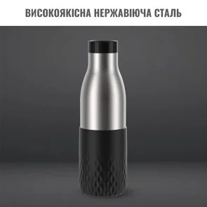 Фото: Термопляшка Tefal Bludrop Soft Touch 700ml Black (N3111110) № 5 | KTC