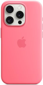 Чохол Apple for iPhone 15 Pro - Silicone Case with MagSafe Pink (MWNJ3)