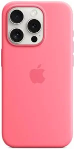 Фото: Чохол Apple for iPhone 15 Pro - Silicone Case with MagSafe Pink (MWNJ3) № 2 | KTC