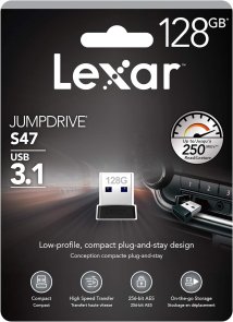 Флешка USB Lexar JumpDrive S47 128GB (LJDS47-128ABBK)