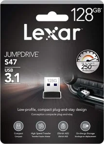 Фото: Флешка USB Lexar JumpDrive S47 128GB (LJDS47-128ABBK) № 3 | KTC