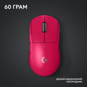 Миша Logitech G Pro X Superlight 2 Magenta (910-006797)