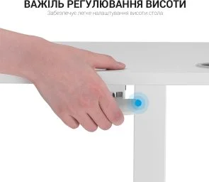 Фото: Стіл комп’ютерний OfficePro ODM380W № 11 | KTC